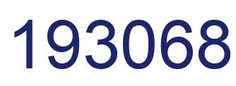 Number 193068 blue image