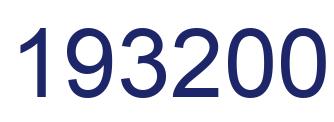 Number 193200 blue image