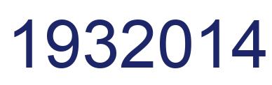 Number 1932014 blue image