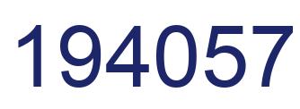 Número 194057 imagen azul