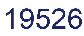 Number 19526 blue image