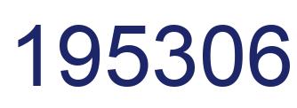 Number 195306 blue image