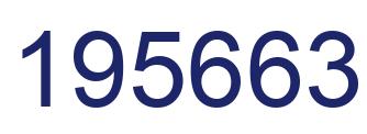 Number 195663 blue image