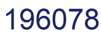 Number 196078 blue image