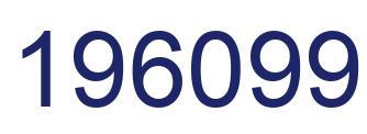 Number 196099 blue image
