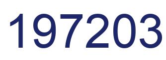 Número 197203 imagen azul