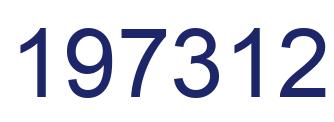 Number 197312 blue image