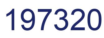 Number 197320 blue image