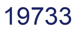 Number 19733 blue image