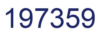 Number 197359 blue image