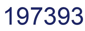 Number 197393 blue image