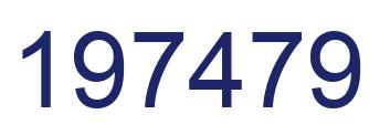 Número 197479 imagen azul