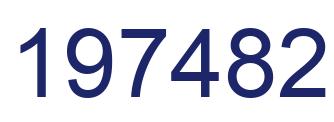 Número 197482 imagen azul