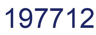 Number 197712 blue image