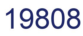 Zahl 19808 blau bild