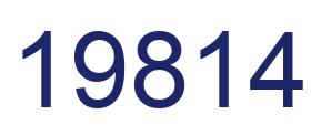 Número 19814 imagen azul