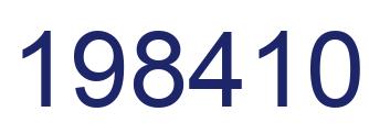 Número 198410 imagen azul