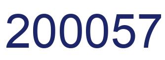 Number 200057 blue image