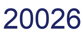 Number 20026 blue image