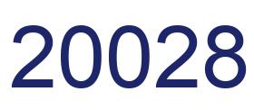 Number 20028 blue image