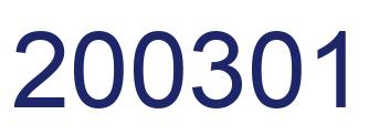 Número 200301 imagen azul