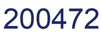 Number 200472 blue image