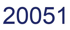 Zahl 20051 blau bild