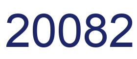 Número 20082 imagen azul