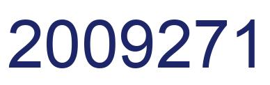 Número 2009271 imagen azul