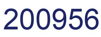 Número 200956 imagen azul