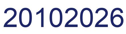 Number 20102026 blue image