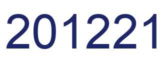 Number 201221 blue image
