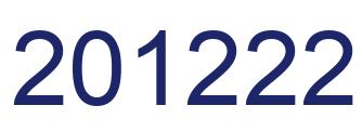 Number 201222 blue image