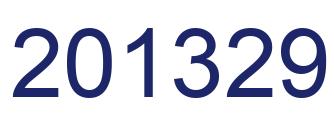 Number 201329 blue image