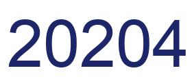 Number 20204 blue image