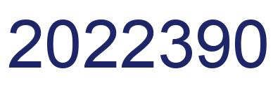 Número 2022390 imagen azul