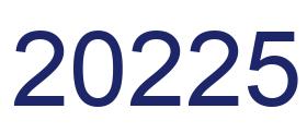 Número 20225 imagen azul