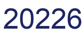 Número 20226 imagen azul