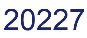 Number 20227 blue image