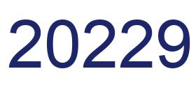 Number 20229 blue image