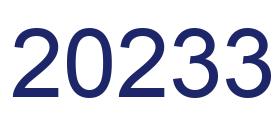 Número 20233 imagen azul