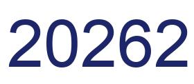 Número 20262 imagen azul