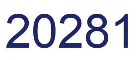 Number 20281 blue image