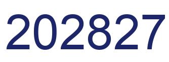 Number 202827 blue image