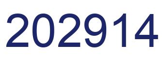Número 202914 imagen azul