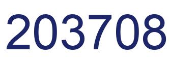 Número 203708 imagen azul
