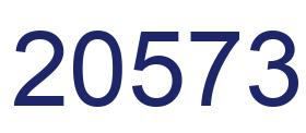 Número 20573 imagen azul