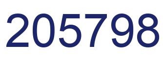 Número 205798 imagen azul