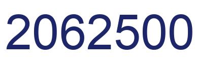 Number 2062500 blue image
