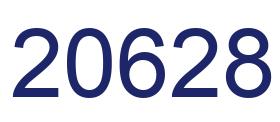Número 20628 imagen azul